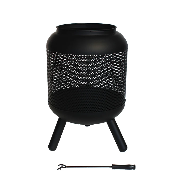 USA style outdoor high quality wood fire basket for heating or dining