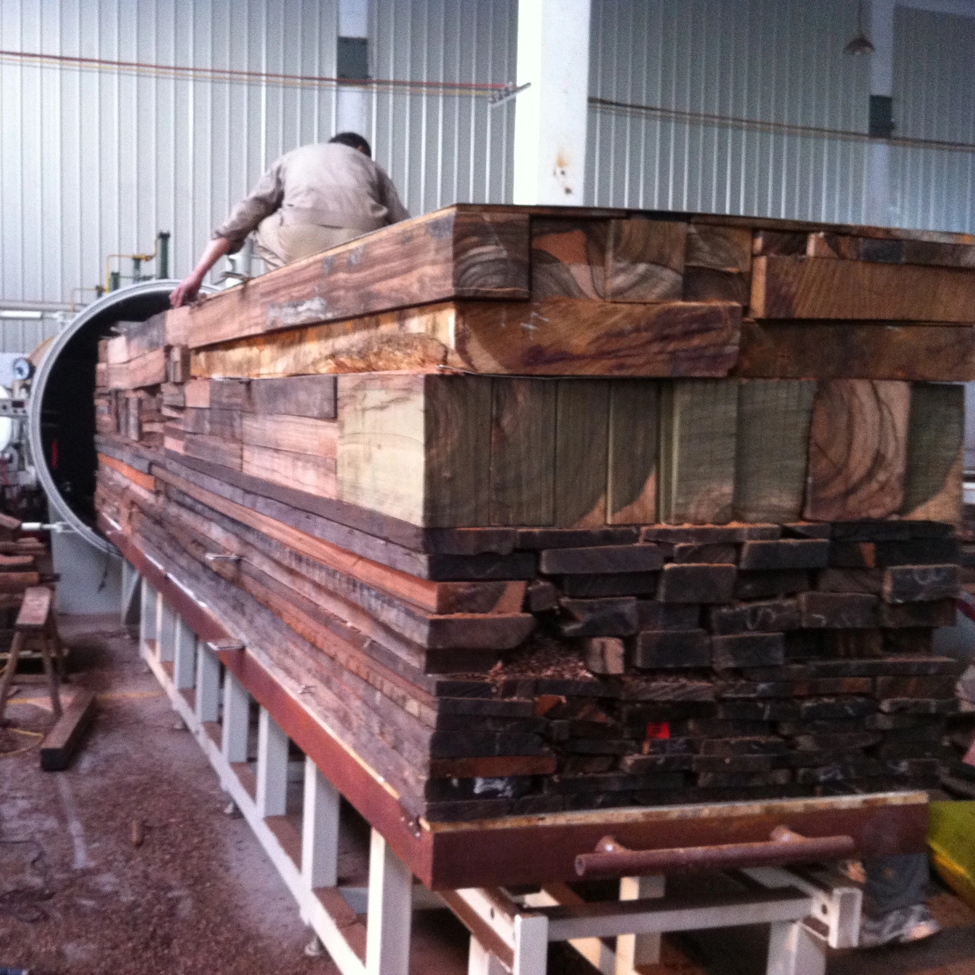 Factory Direct Sale HF Wood Kiln RF Dryer Timber Drying Stainless Steel Tank JYC