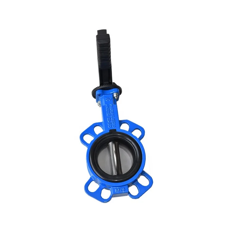 Motorized stainless steel butterfly wafer gate 4 inch electric pneumatic butterfly valve