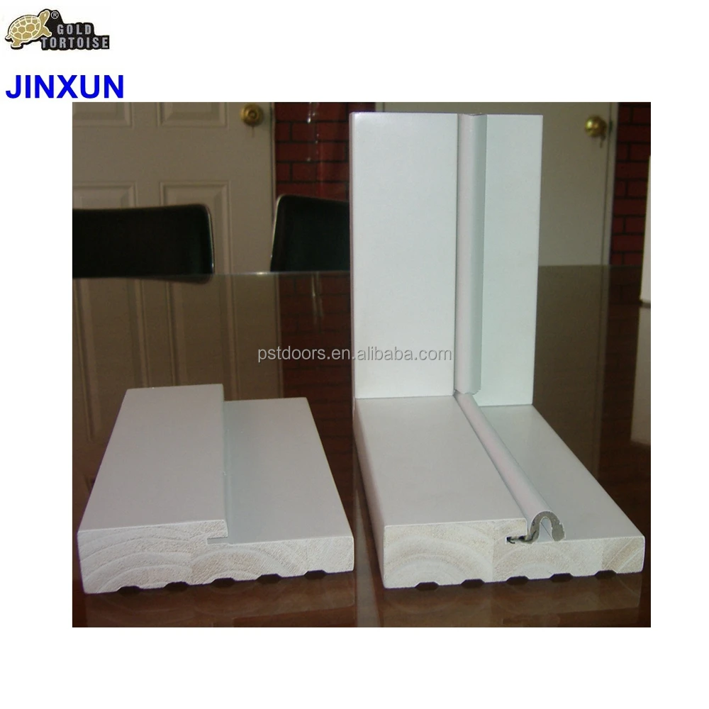 White Primed Steel Entrance Door With Wood Jamb