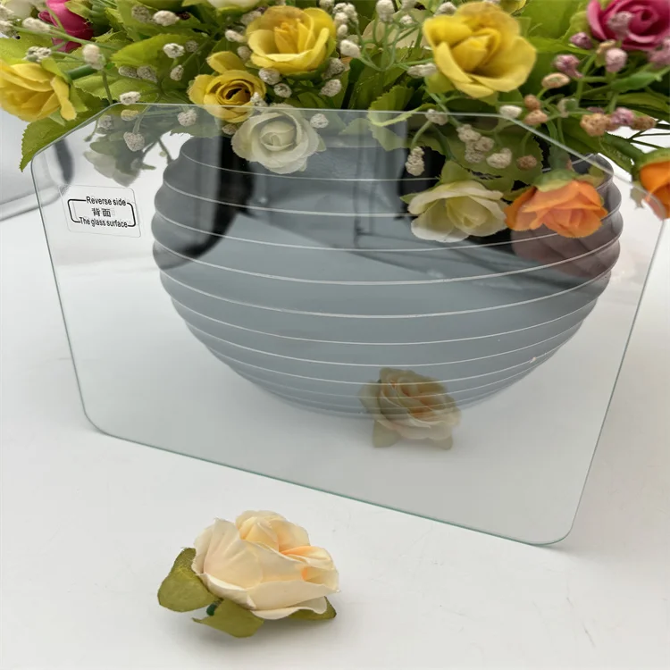 Good quality 2mm 3mm One way mirror transparent teleprompter spectroscope mirror glass for microscope