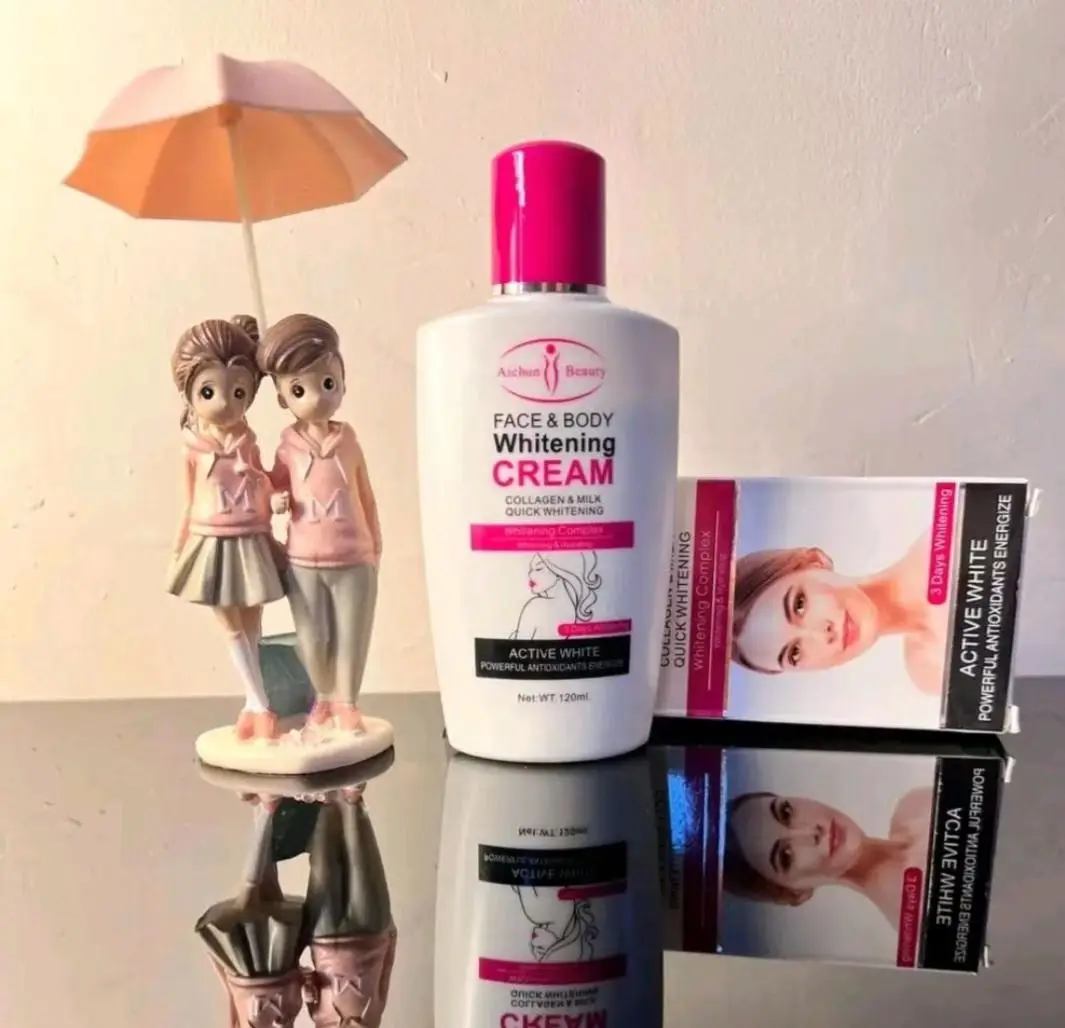 Blind Dropshipping Best Moisturizing Quick 3 days Bleaching Brightening Body Lotion for Black Skin Whitening Cream