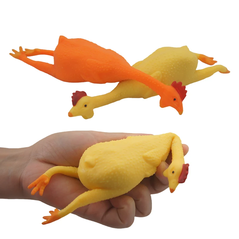 7.5 inch Stretchy Chicken Toy