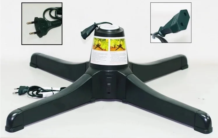 Rotating Christmas Tree Stand Full Light Chain Connecting Available UL GS Qualified