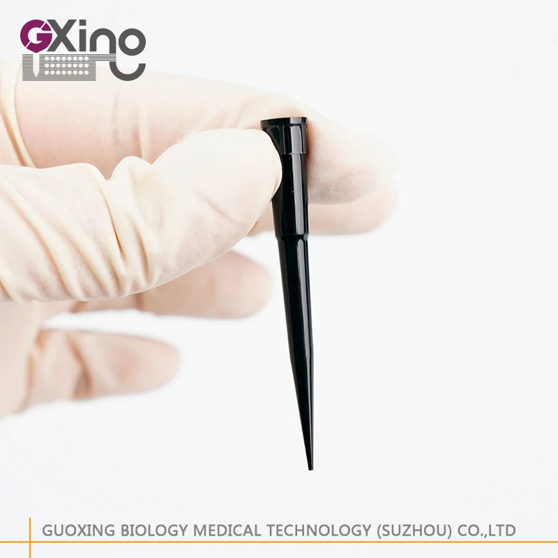 Conductive Pipette Tip Lab Disposables Plasticware 200ul Lab Filtered Pipette Tips