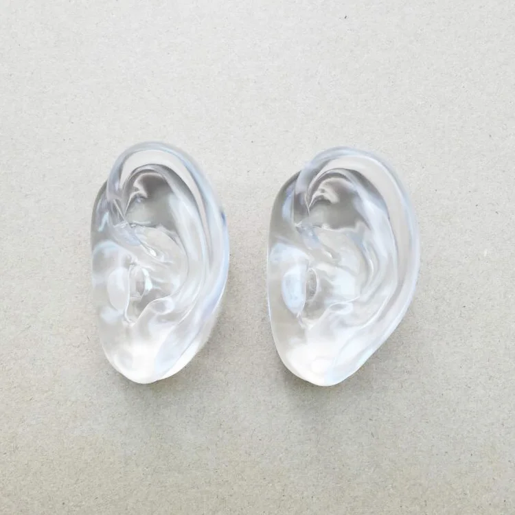 cheap silicone ear models hearing aids display tool