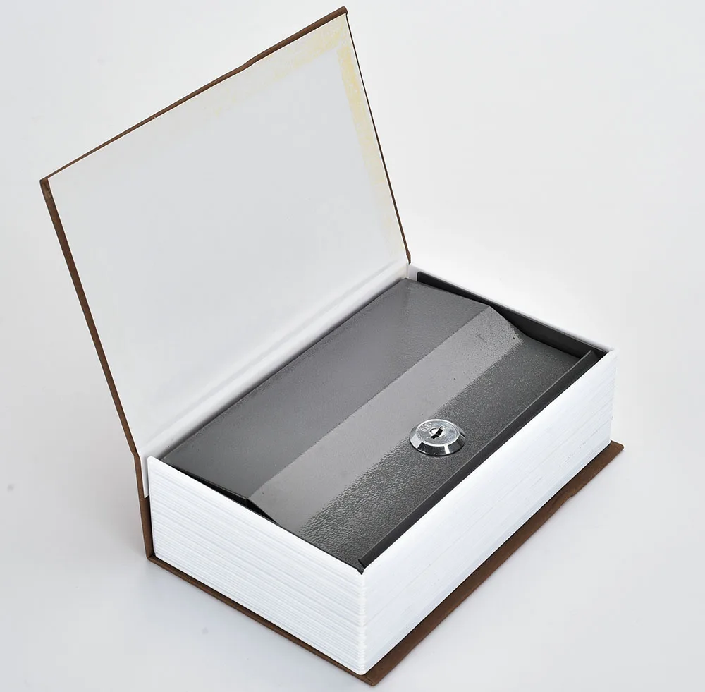 Dictionary Diversion Secret Hidden Book Style custom key type saving book money box with padlock