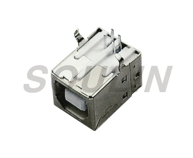 Ноутбук 2 0 USB разъем/sockect обычно используется 90 градусов AF Тип 4 DIP ноги разъем Женская длина = 10 мм