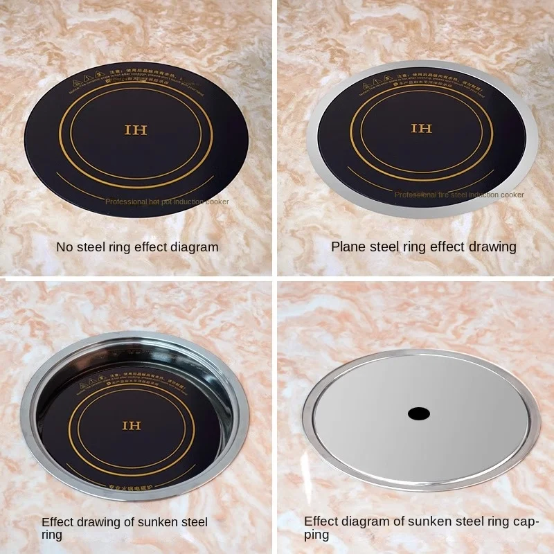 Commercial Induction Stove Shabushabu Hot Pot Sunken Hotpot Cooker Knob Control Electric Battery Power Dutch Langua Kitchen Use