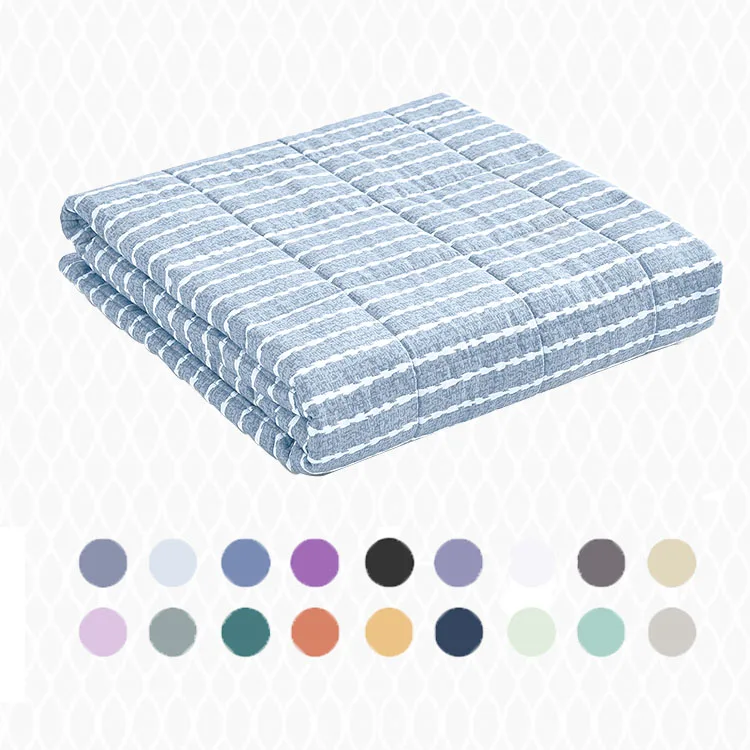 36'*48' 100% Cotton Kids Glass Beads Autism Sensory Therapy Weighted Blanket