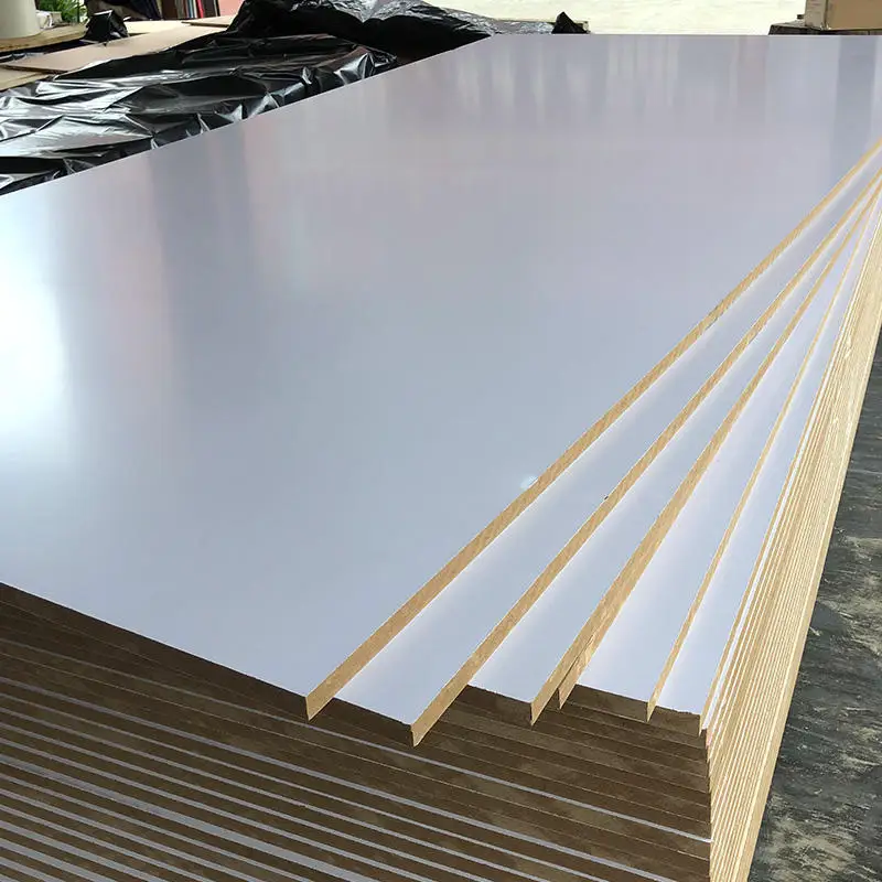 Melamine MDF Chinese Suppliers Specialized Walnut Oak Beech Rubber Wood Melamine MDF For Furniture