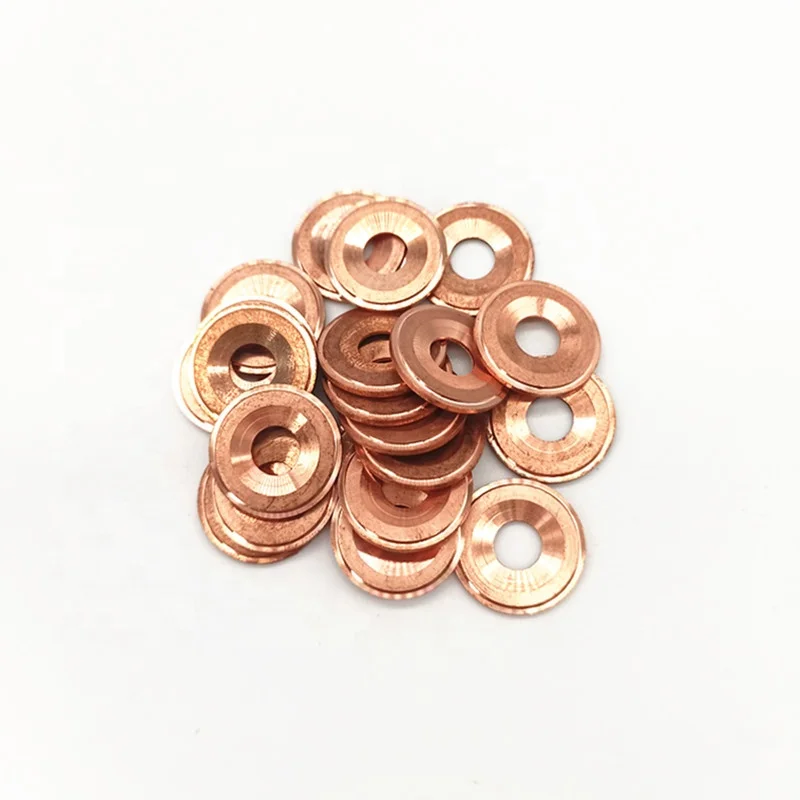 Great Fittings Din125 Customized Seal Aluminum Copper Stainless Steel Spring Flat Shim Washers