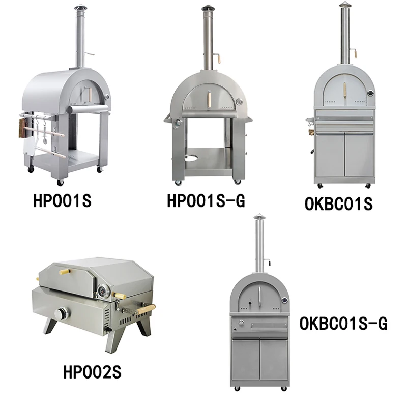 Hyxion Pizza Oven Factory Made Stainless Steel Gas Outdoor Firebrick Propane Grill