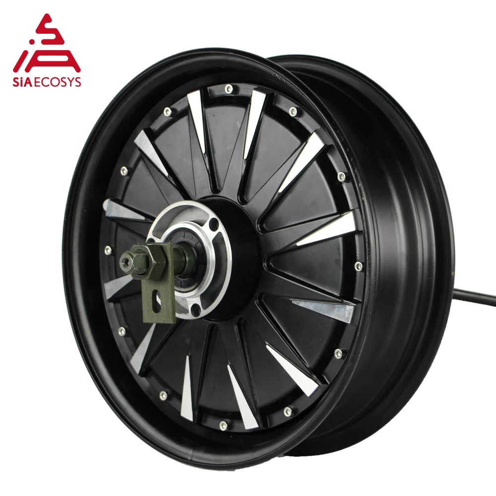 SiAECOSYS QSMOTOR 12inch 3000W 48V 74kph Hub Motor with EM100SP controller and kits for electric scooter