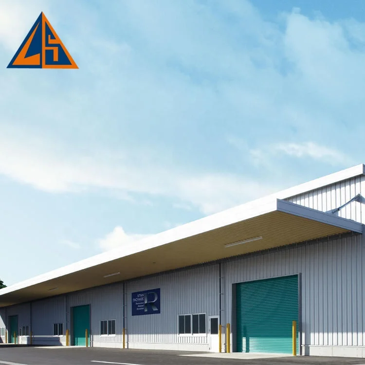 Large Span DWG Design Prefab Steel Structure Construction Hangar Workshop Building