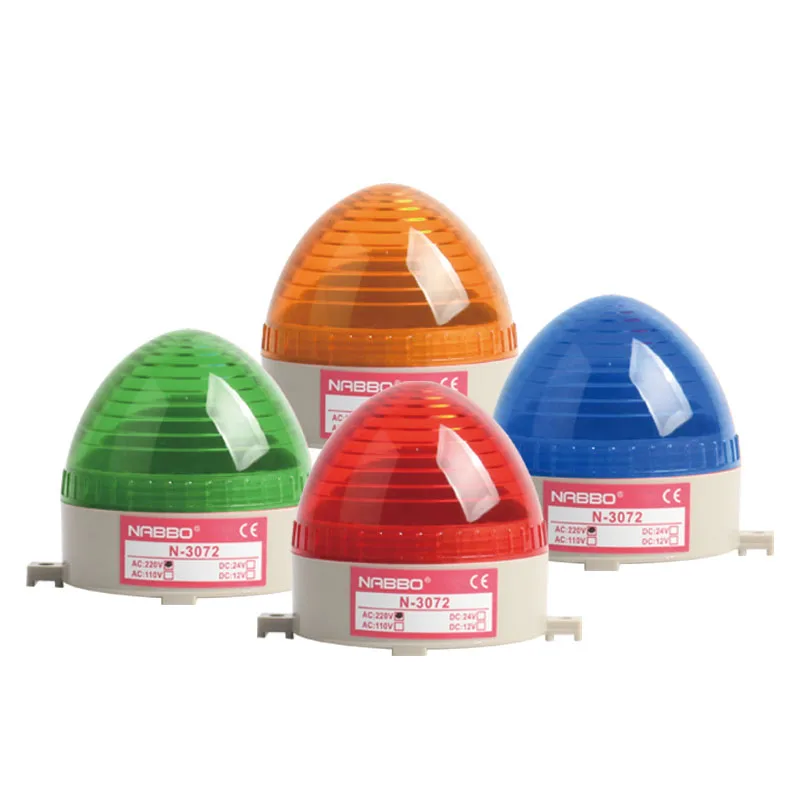 Small high brightness signal flashing led N-3072 12v24v 2w strobe warning light