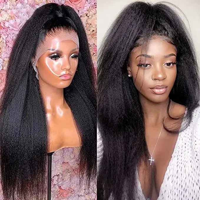 Wholesale Vendor 100% Brazilian Virgin Hair Pre Plucked 20Inch Transparent Lace Human Hair Wigs With Baby Hair For Black Women