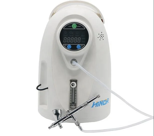 Hacenor portable facial beauty salon equipment personal skin care machine jet peel oxygen injection sprayer rejuvenation water