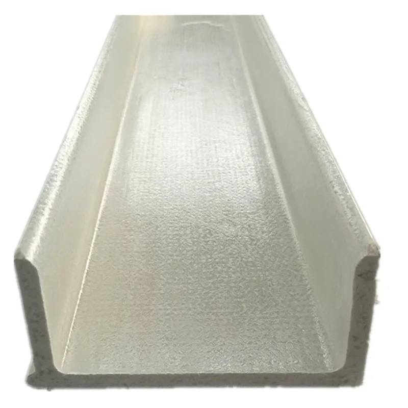Pultruded structural fiberglass high strength fiberglass C channel, FRP U channel