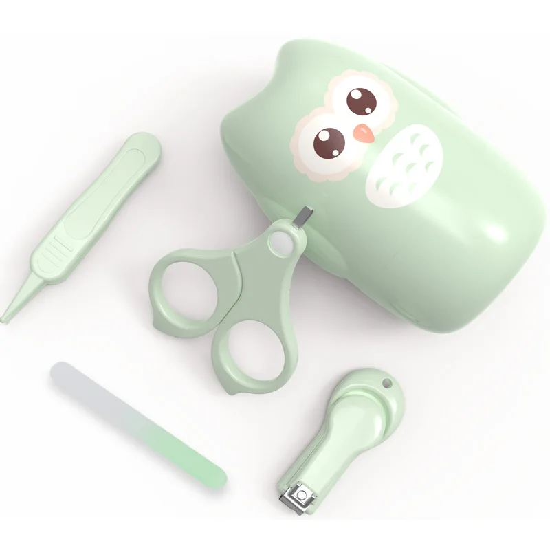 Baby Nail Care Kit with Cute Case,Baby Nail Trimmer Manicure Set,Infant Fingernail and Toenail File Kit for Newborn Manicure.