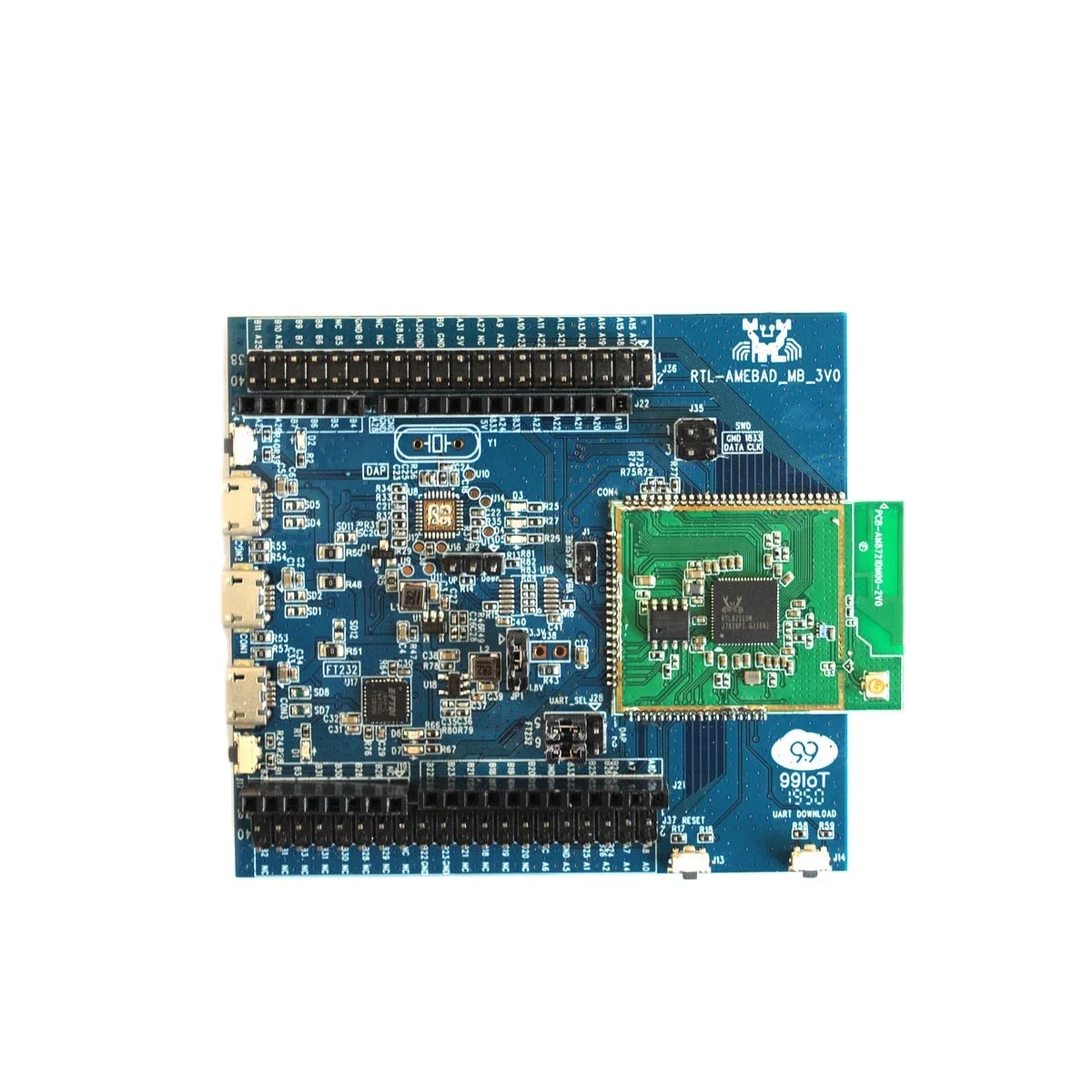  RTL8721DM WI-FI2.4G/5G + BLE5.0 Realtek макетная плата