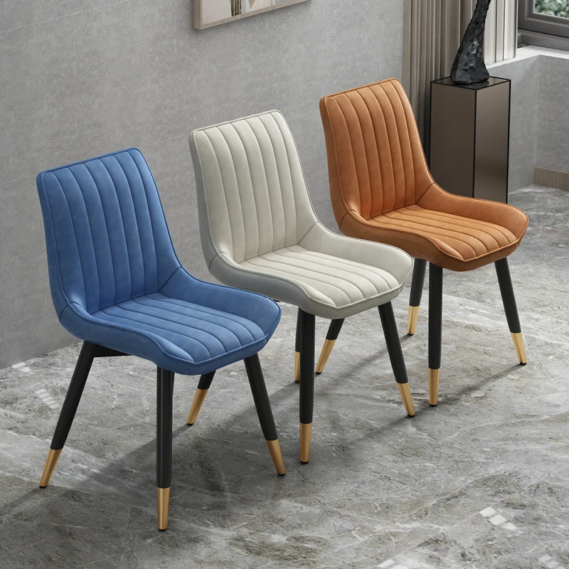 
Factory Dinning room furniture Wholesale restaurant BMultiple Colors Available PU leather Dining Chair 