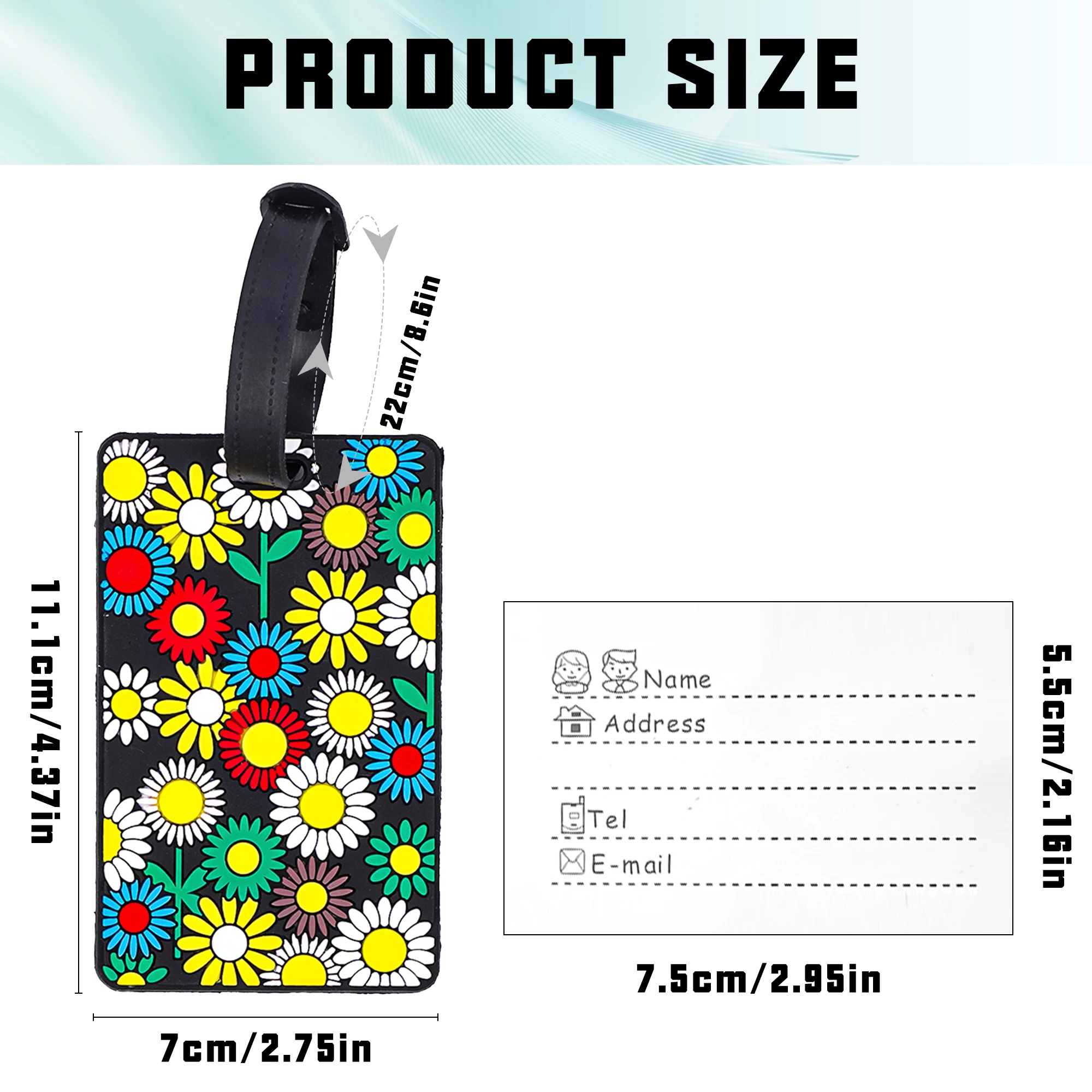 Custom Soft Rubber Pvc Baggage Tag Luggage Pvc Customized Novelty Cartoon Shaped Rubber School Bag Tags Luggage Tags