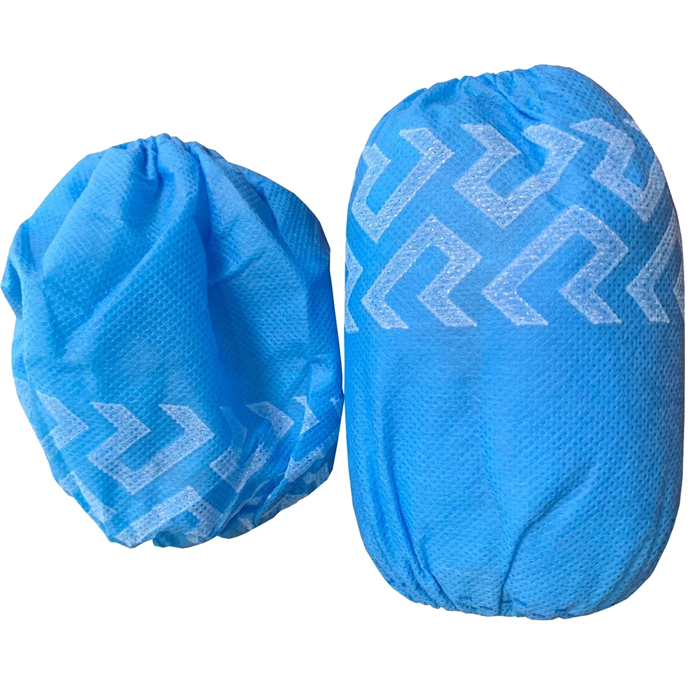 Wholesale Disposable 35g Non Woven Shoe Covers Cpe shoe covers Machine Made