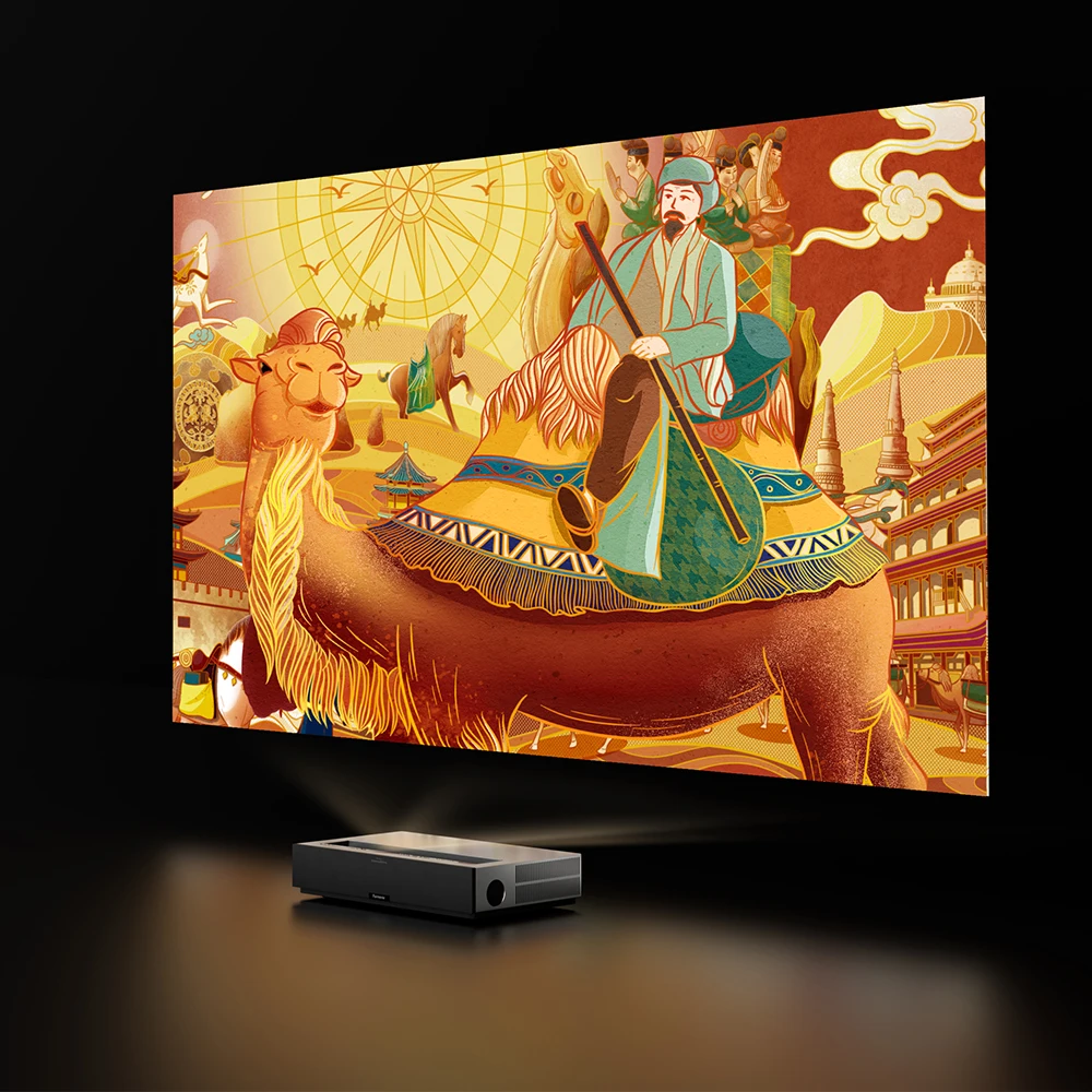 Fengmi Projector 4k Vision Home Theater Tri Beam Laser Rgb Proyector  Formovie Theater