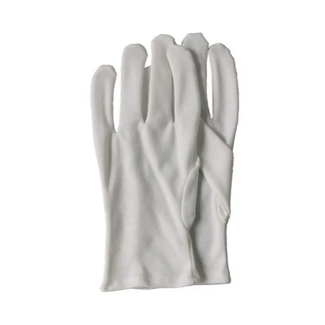 White Inspection 100% Cotton Work Gloves Ceremonial Gloves Men Serving Waiters Drivers Jewelry Gloves by Canleo International