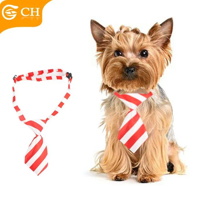 Hot Sell Fashion Pet Accessories Bow Tie Custom Adjustable Polyester Dog Tie