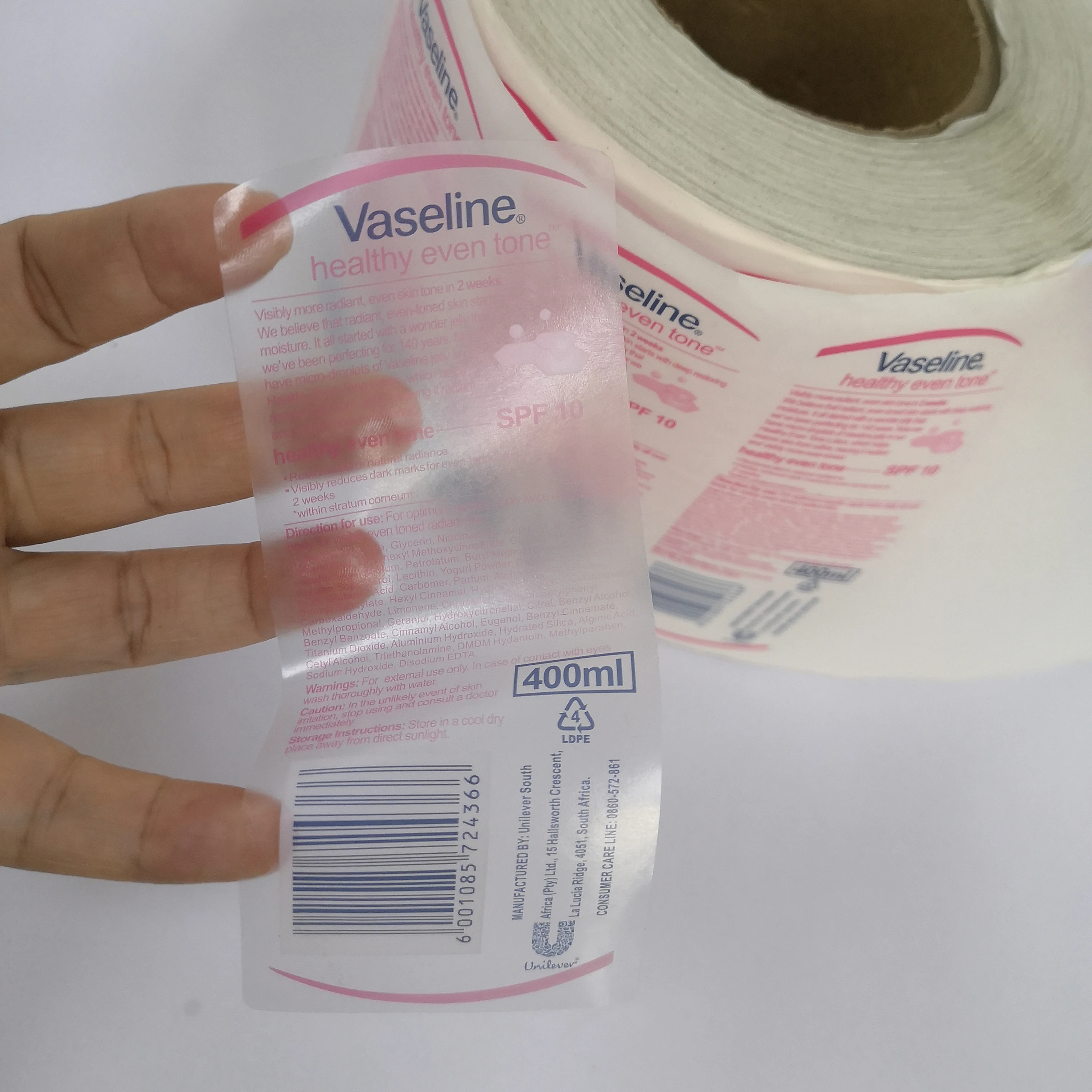 
Cheap Roll Logo Printing Transparent Stickers Customized Printed Adhesive Packaging Label Sticker 