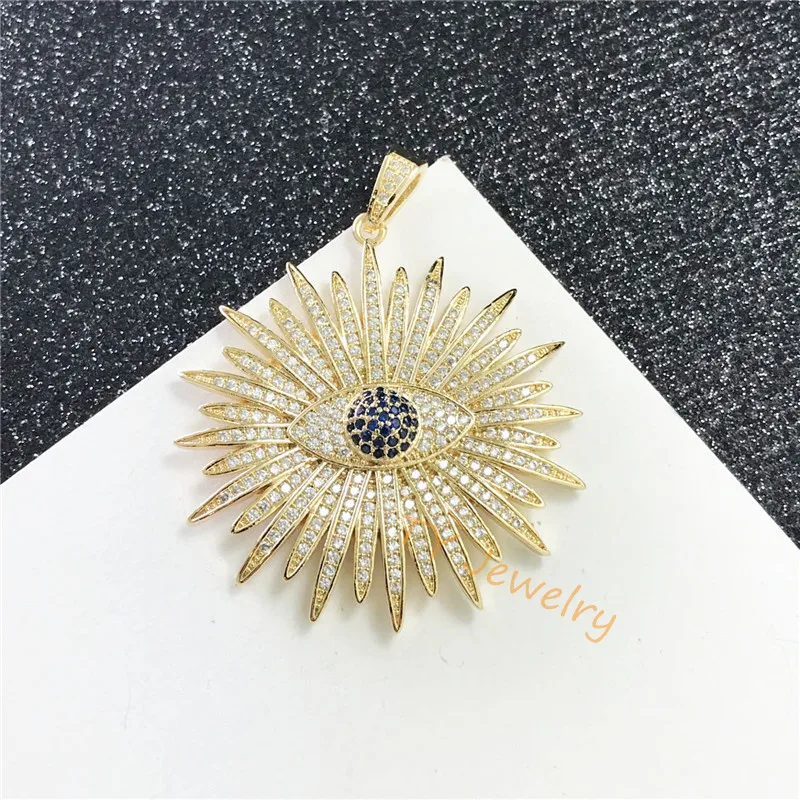 New Stunning fashion the Beautiful chrysanthemum eye shape of pendant symbol  Charm Accessoires for Bracelet Making pendant