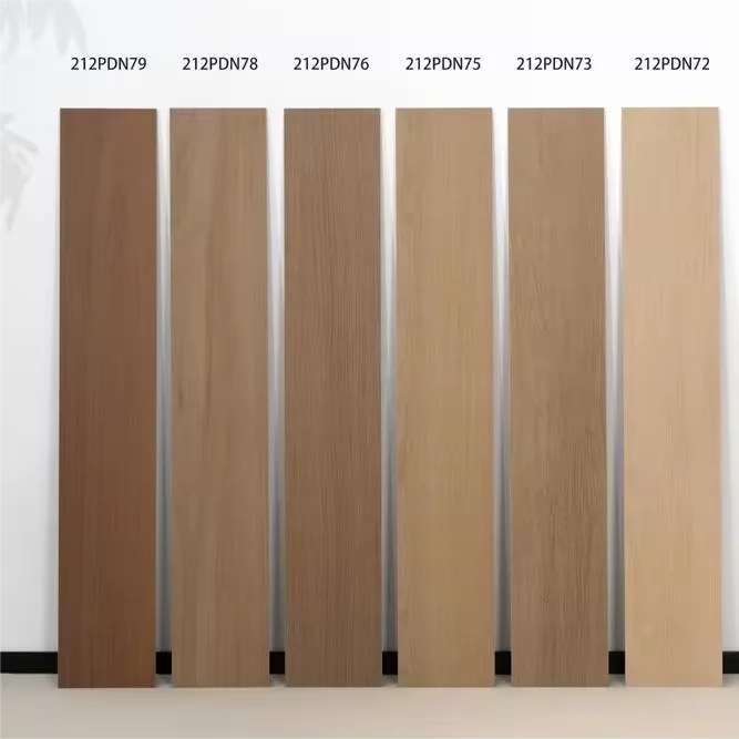 Light yellow wood grain tiles for bedroom porcelain tiles