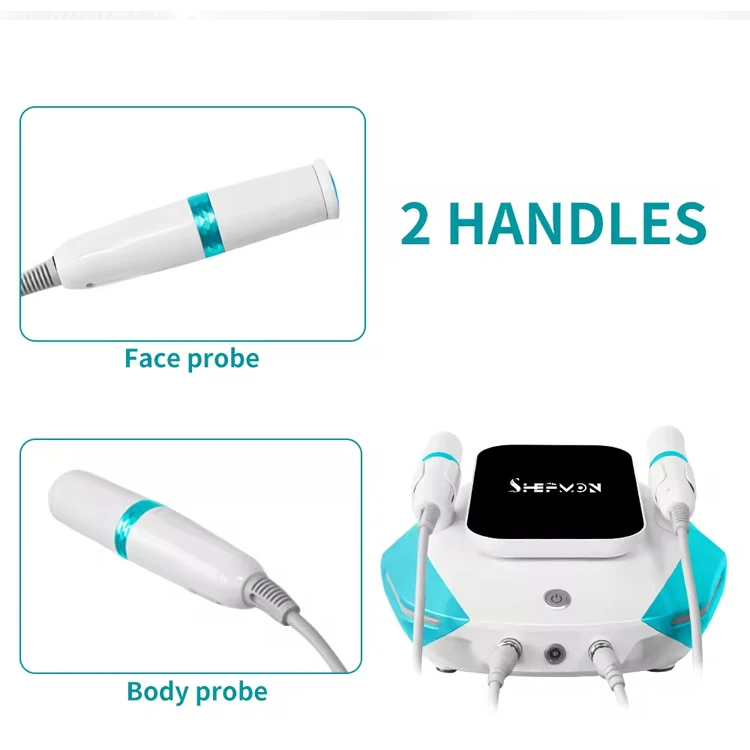 2024 new 2in1 dual machine face lifting RF wrinkle removal and skin lifting beauty instrument 448 deep rf for beauty salon