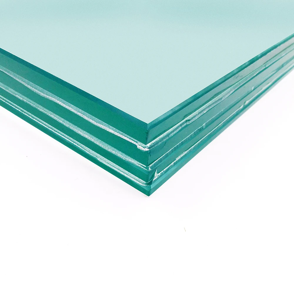 ultra clear 25mm 20mm blend tempered laminated glass sheet price per square meter for building window