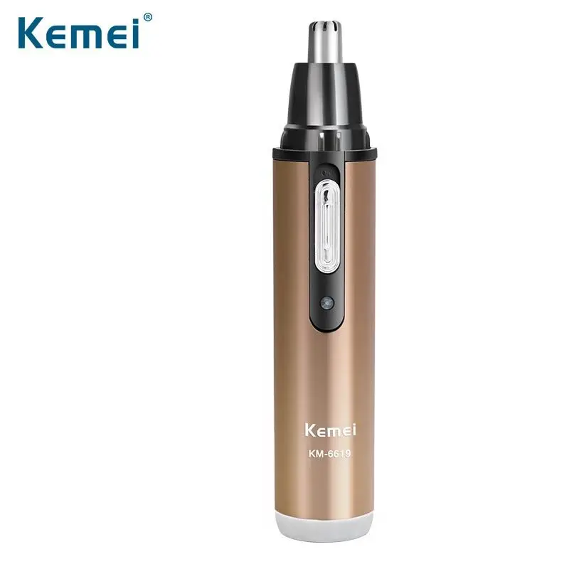  Kemei перезаряжаемые электрический триммер для носа KM-6619 уход за