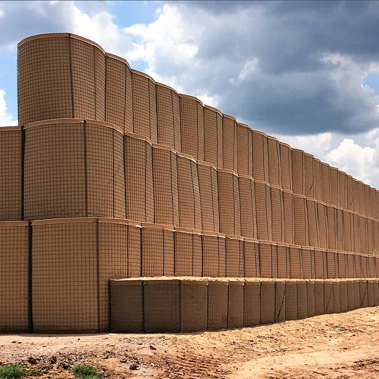 Standard Defensive Gabion Flood Control Wall Barrier Bastion  Blast Sand Wall  Price