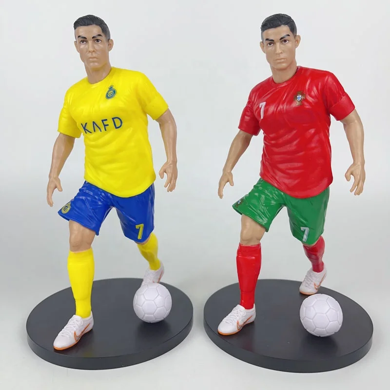Neymar Ronaldo Messi Football Star Statue Home Decoration Soccer Gift Souvenir Collectable s Figures