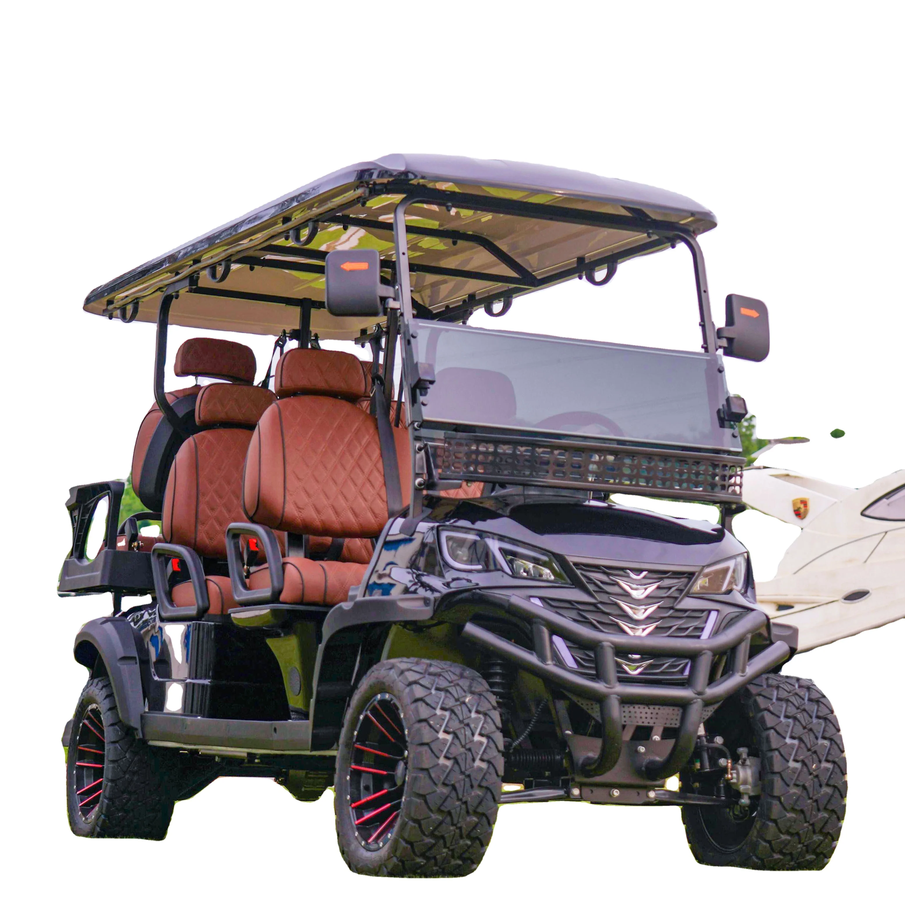 2024 new design 72V high power OEM hot sale low MOQ anti-rust cart body bintelli golf cart