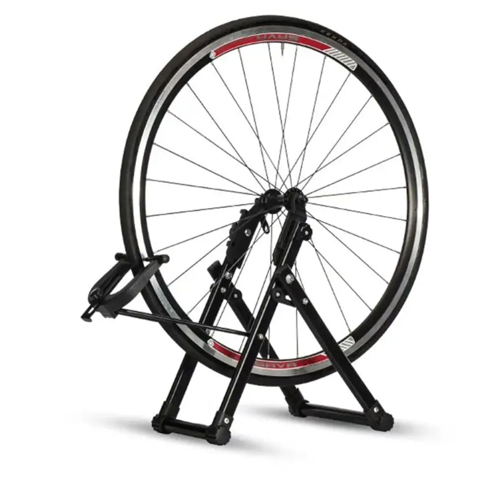 Bicycle Wheel Truing Stand MTB Mountain Road Bike Home Mechanic Truing Stand Support for 24-28 inch Wheel Tire Tyre Repair Tool