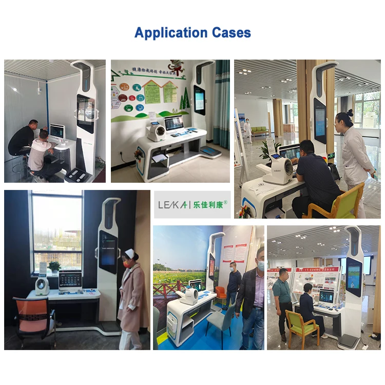 HW-V7000 Telemedicine body analyzer machine medical screening kiosk health check-up machine