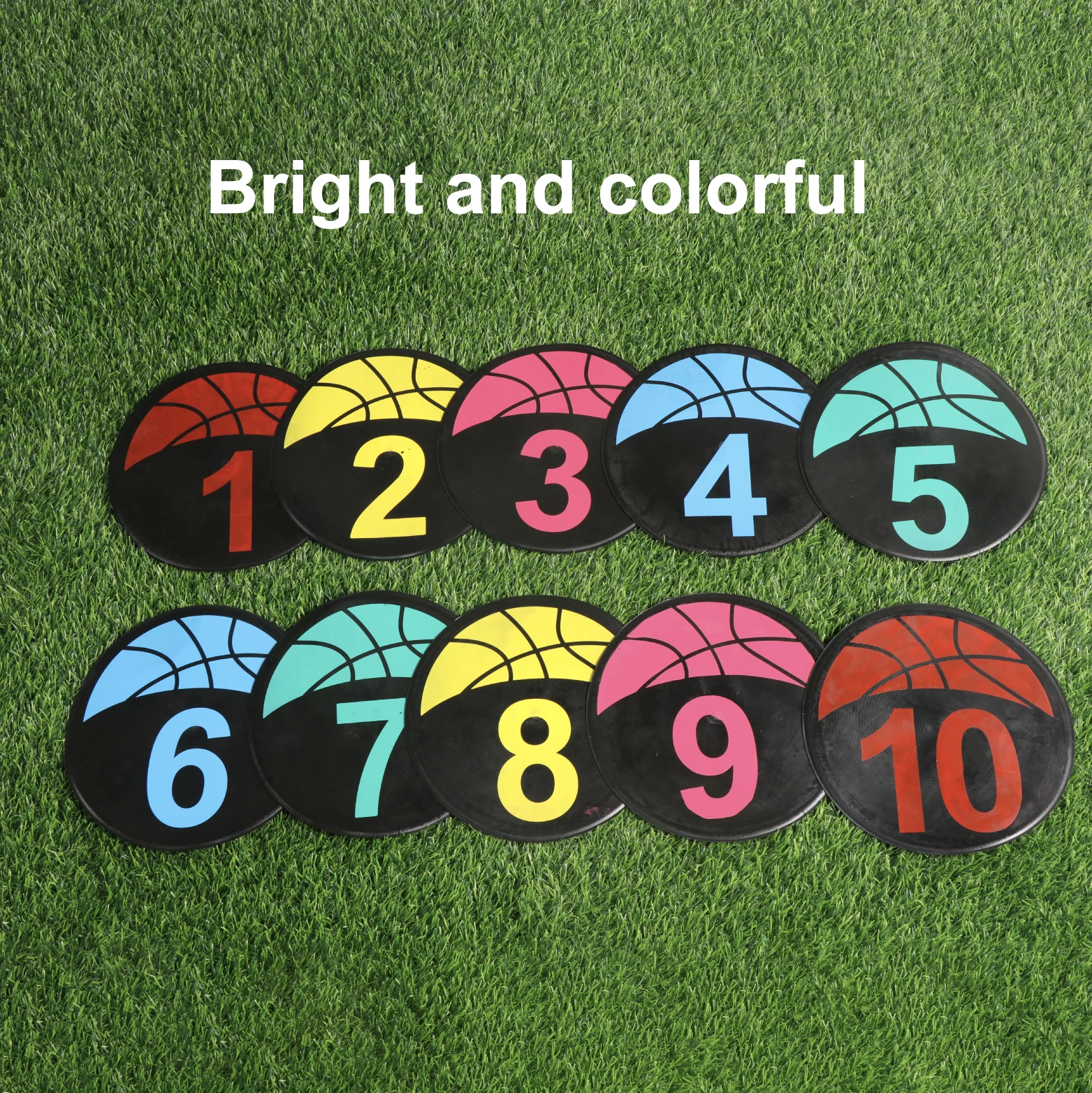 Non Slip PVC Agility Markers Football Basketball Training Markers Spot Markers