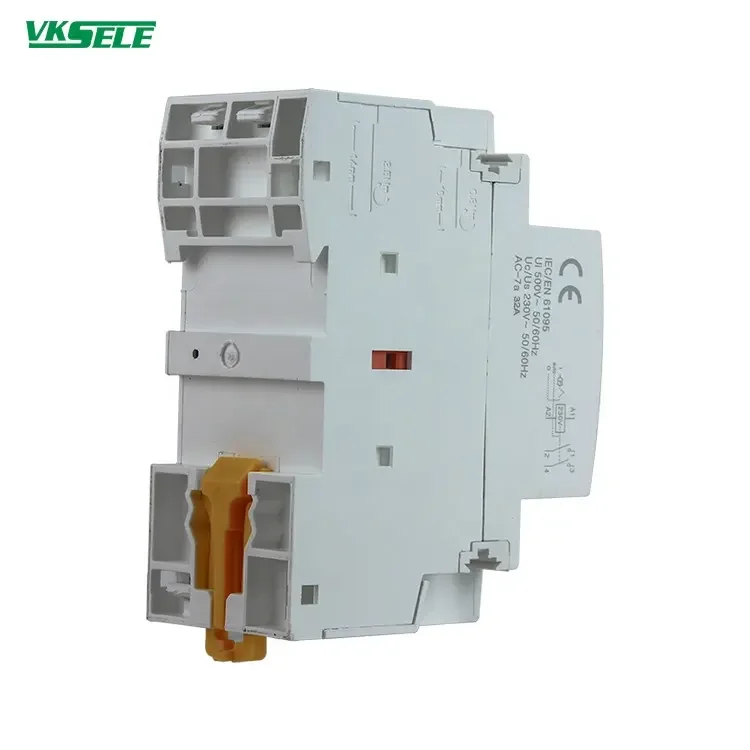 WEIKESEN Manual Type Modular Type Magnetic Contactor KCT-32M AC/DC 220V 250V 32A 2 pole Motor Control Household Contact