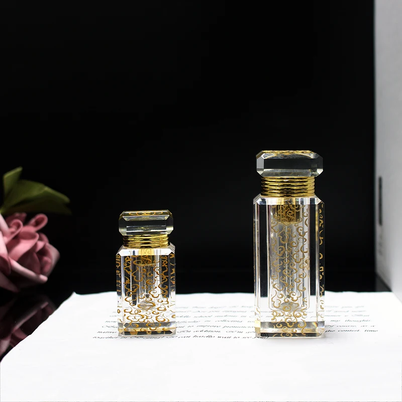 
3ml 6ml12ml Crystal Oil Perfume Bottles Essential Oil Arabia Bottles 
