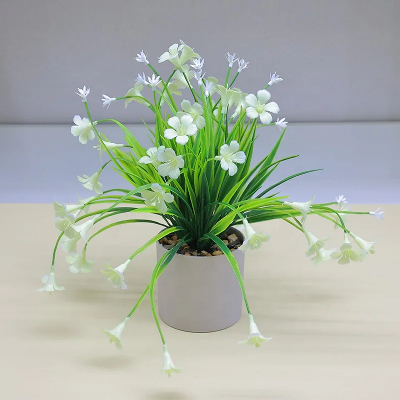 Cross-border Simulation Green Plant Potted Plastic Flower Desktop Decoration Indoor green Plant Living Room Decoration