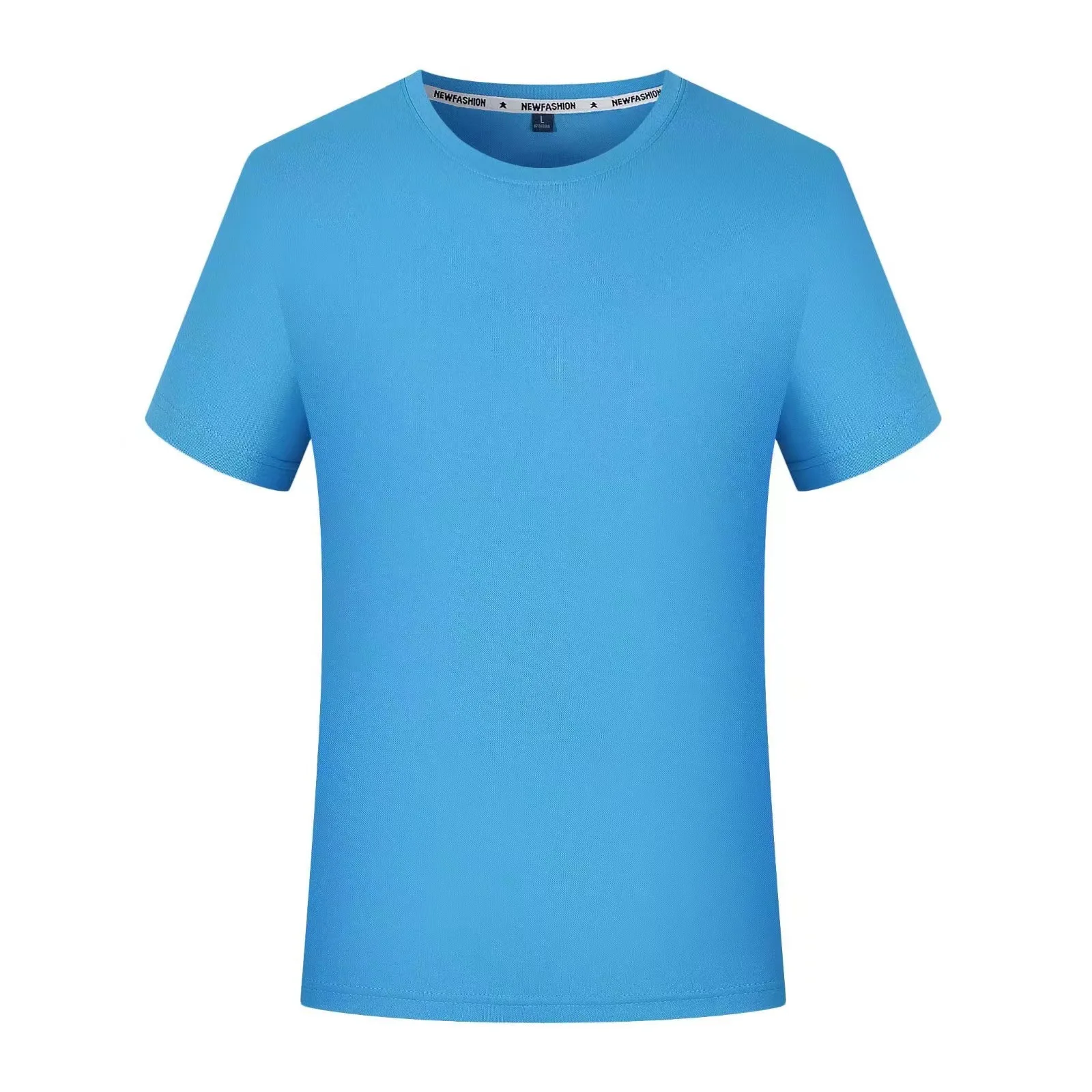 Quick drying crewneck cotton blank T-shirt work clothes custom outdoor short sleeve Group clothing T-shirt printed logo