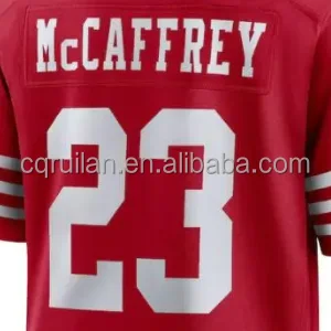 Stitched American Football Jerseys 24 Christian Embroidered Rugby Stitched McCaffrey 1 Deebo Samuel 44 Kyle Juszczyk 29 Hufanga