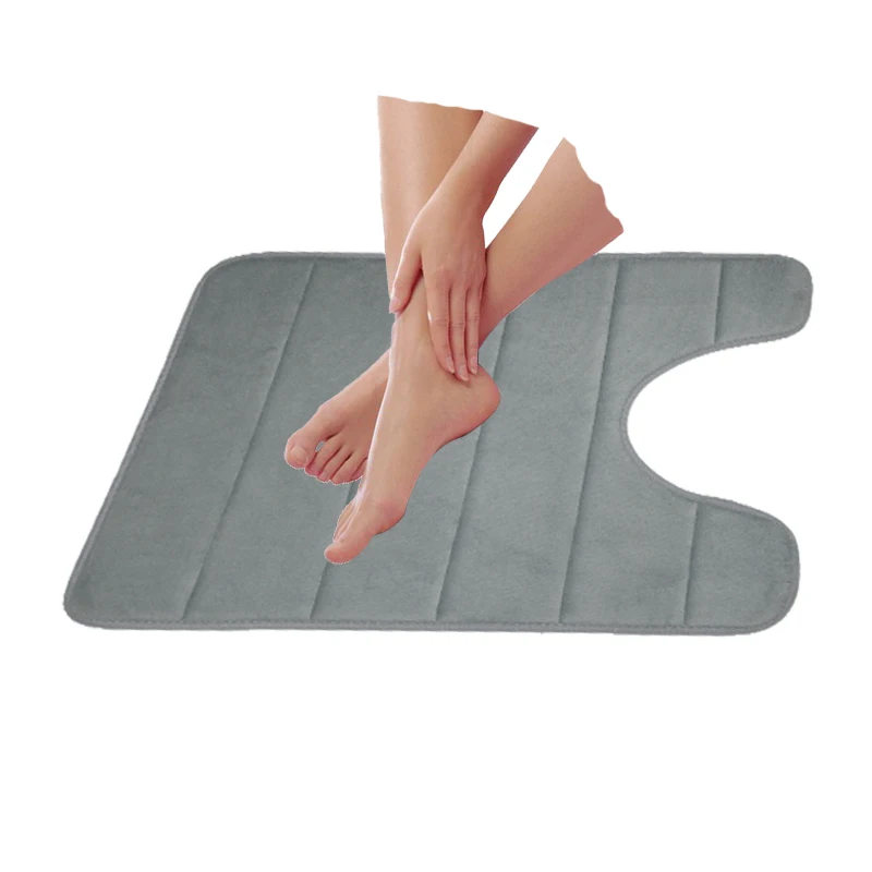 Best Memory Mat Soft Rug Absorb Bathroom Mat Non Slip Shower Mat Non-slip Memory Foam Bathmats