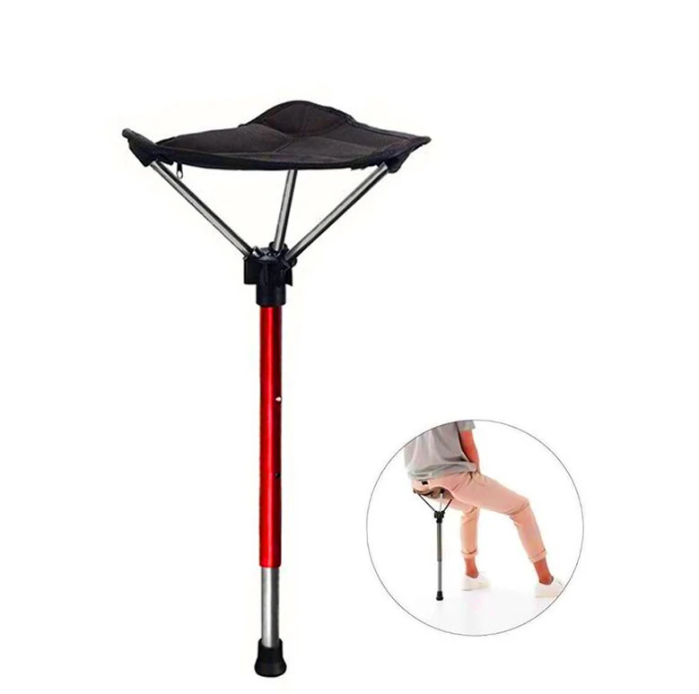 Складной стул для кемпинга и пешего туризма с одной ногой